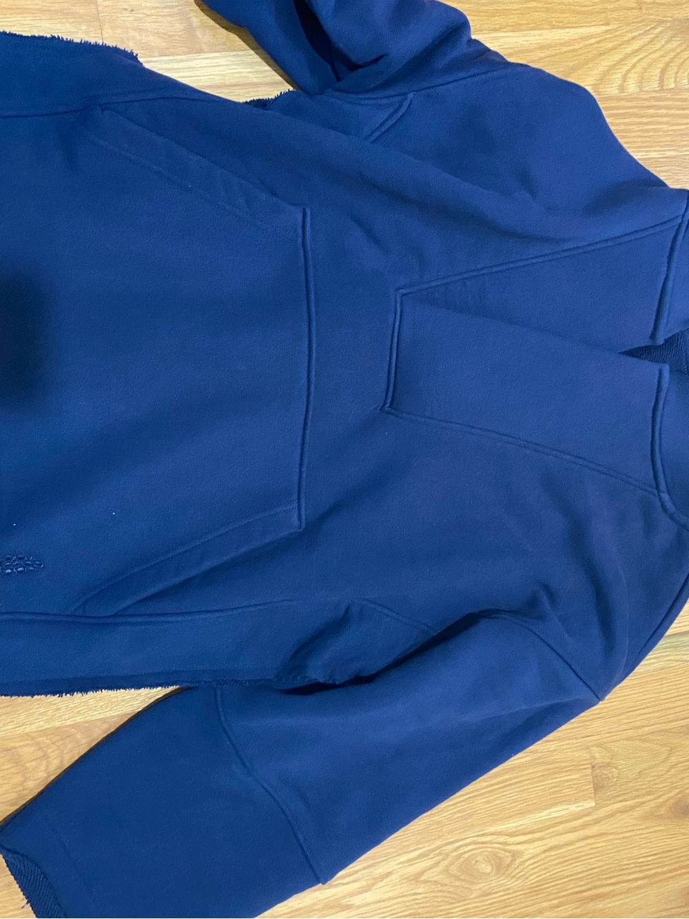 Free People Washed deep navy Sweatshirt - Deep Navy - Picture 2 of 8